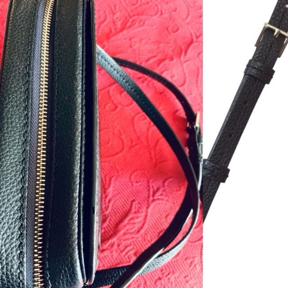 Kate Spade Orchard Street Arla Leather City Scape Crossbody Bag Purse Black EUC - Picture 16 of 16